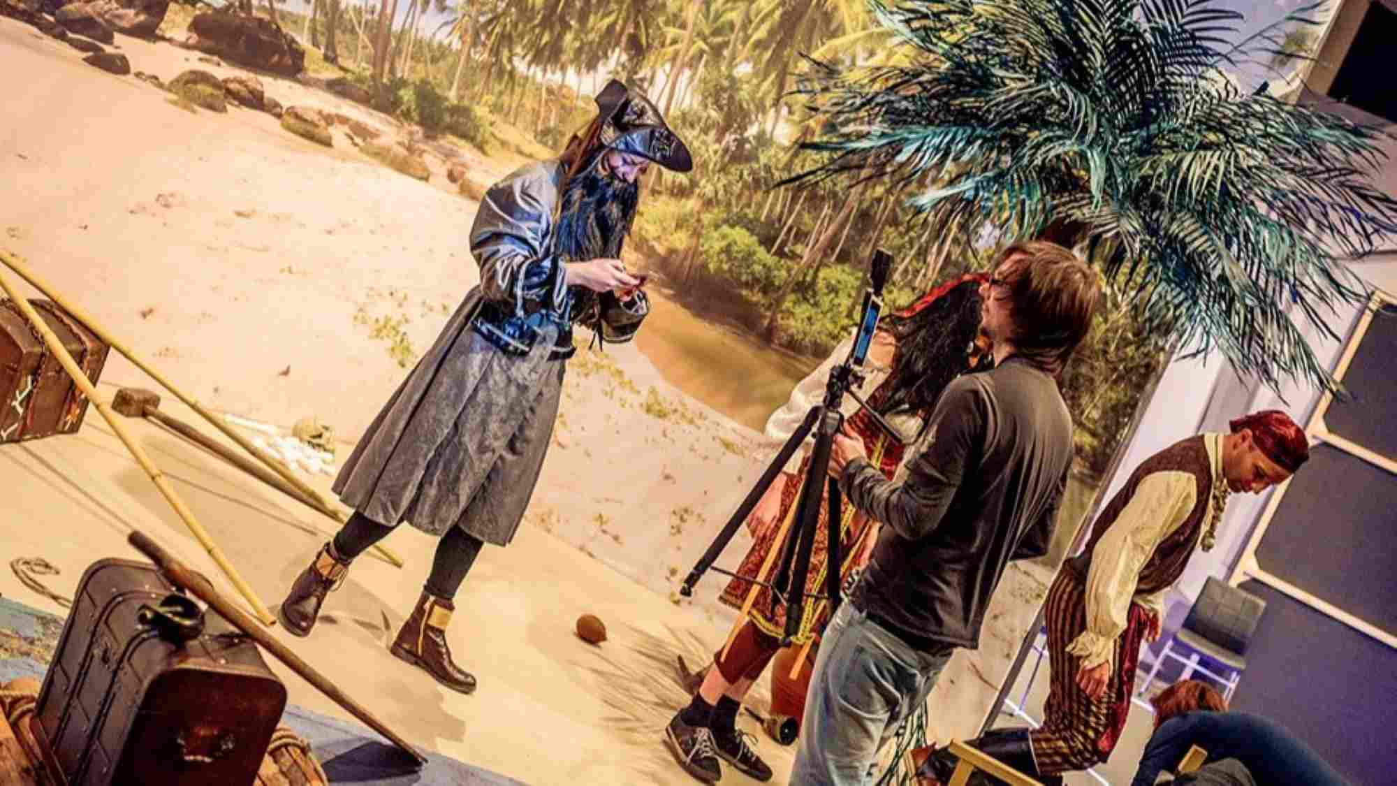 creative team building challenge utilising AI